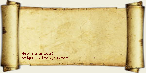 Una Papović vizit kartica